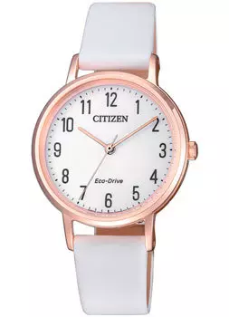 Японские наручные женские часы Citizen EM0579-14A. Коллекция Eco-Drive