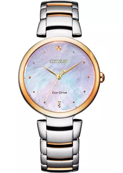 Японские наручные женские часы Citizen EM0854-89Y. Коллекция Eco-Drive