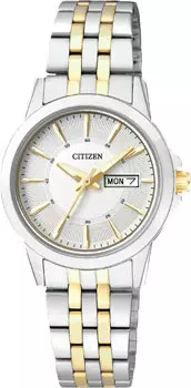 Японские наручные женские часы Citizen EQ0608-55AE. Коллекция Basic