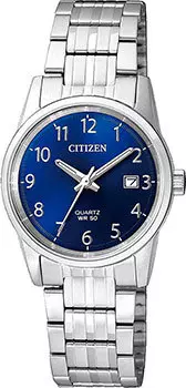 Японские наручные женские часы Citizen EU6000-57L. Коллекция Basic