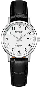 Японские наручные женские часы Citizen EU6090-03A. Коллекция Basic