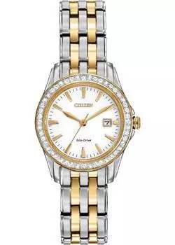Японские наручные женские часы Citizen EW1908-59A. Коллекция Eco-Drive