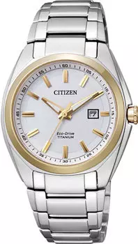 Японские наручные женские часы Citizen EW2214-52A. Коллекция Super Titanium