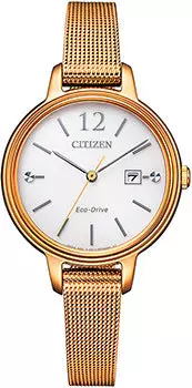 Японские наручные женские часы Citizen EW2447-89A. Коллекция Eco-Drive