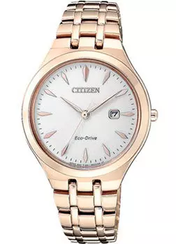 Японские наручные женские часы Citizen EW2493-81B. Коллекция Eco-Drive