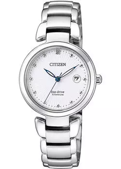 Японские наручные женские часы Citizen EW2500-88A. Коллекция Eco-Drive