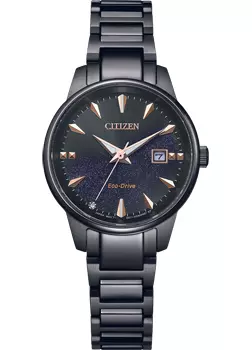 Японские наручные женские часы Citizen EW2595-81E. Коллекция Eco-Drive