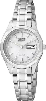 Японские наручные женские часы Citizen EW3140-51AE. Коллекция Eco-Drive