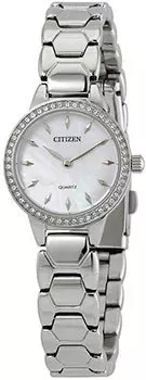 Японские наручные женские часы Citizen EZ7010-56D. Коллекция Elegance