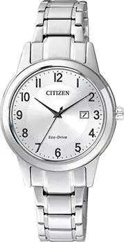 Японские наручные женские часы Citizen FE1081-59B. Коллекция Eco-Drive