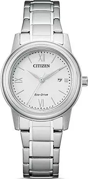 Японские наручные женские часы Citizen FE1220-89A. Коллекция Eco-Drive