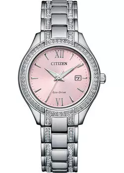 Японские наручные женские часы Citizen FE1230-51X. Коллекция Eco-Drive