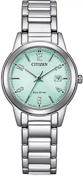 Японские наручные женские часы Citizen FE1241-71X. Коллекция Eco-Drive