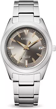 Японские наручные женские часы Citizen FE6150-85H. Коллекция Super Titanium