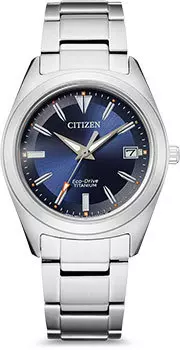 Японские наручные женские часы Citizen FE6150-85L. Коллекция Super Titanium