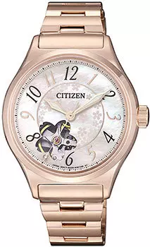 Японские наручные женские часы Citizen PC1007-65D. Коллекция Automatic