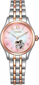 Японские наручные женские часы Citizen PR1044-87Y. Коллекция Automatic