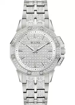 Японские наручные женские часы Bulova 96L305. Коллекция Crystal Octava
