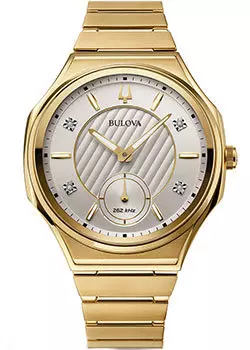 Японские наручные женские часы Bulova 97P136. Коллекция CURV