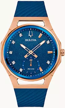 Японские наручные женские часы Bulova 97P174. Коллекция CURV