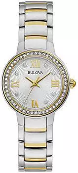 Японские наручные женские часы Bulova 98L271. Коллекция Crystal Ladies