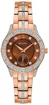 Японские наручные женские часы Bulova 98L284. Коллекция Phantom