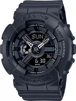 Японские наручные женские часы Casio BA-110XBC-1A. Коллекция Baby-G