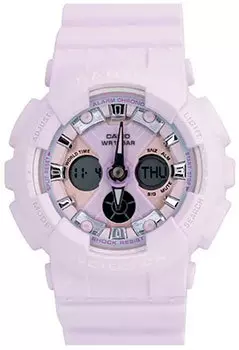 Японские наручные женские часы Casio BA-130WP-6A. Коллекция Baby-G