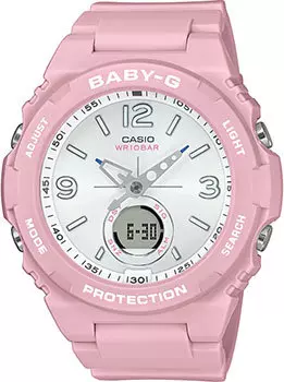 Японские наручные женские часы Casio BGA-260SC-4AER. Коллекция Baby-G