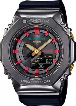 Японские наручные женские часы Casio GM-S2100CH-1A. Коллекция G-Shock
