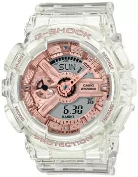 Японские наручные женские часы Casio GMA-S110SR-7AER. Коллекция G-Shock