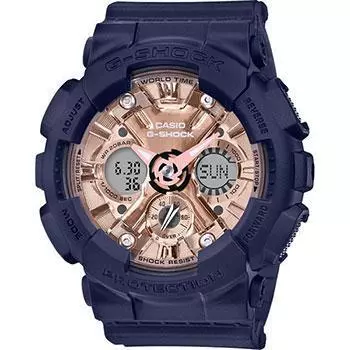 Японские наручные женские часы Casio GMA-S120MF-2A2ER. Коллекция G-Shock