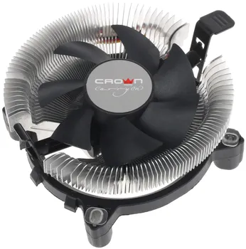Кулер для процессора CROWN CM-80 v2 для Socket/115x/1200/1700/1851/AM2/AM2+/AM3/AM3+/FM1/FM2/FM2+, 75 мм, 2200rpm, 22 дБА, 65 Вт, 3-pin, Al (CM000003693)
