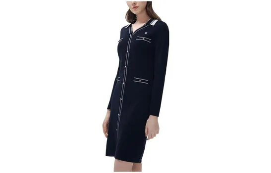 FILA Женское платье с длинными рукавами, цвет Blue
