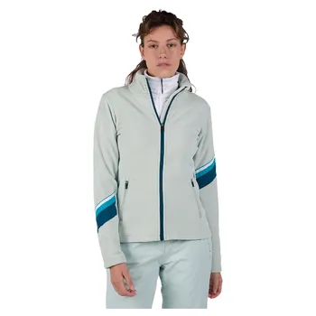 Флис Rossignol Strawpile full zip, серый