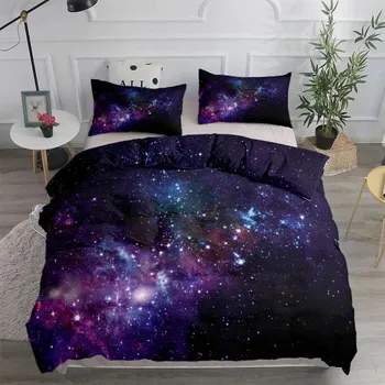 Комплект постельного белья Abstract Space Nebula, односпальный двуспальный, размер Queen, размер King, размер US Twin, полный комплект постельного белья размера King 70x133cm 2pcs