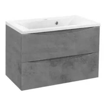 Тумба с раковиной «Vincea» Mia 75 (75/45 VCB-3M750W) подвесная Beton