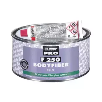 шпатлевка! зел. 1.5кг PRO F250 FIBER полиэфирная высокопрочная, усиленная стекловолокном\ 2500600001 BODY