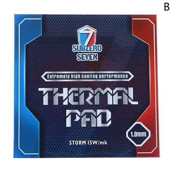 Subzero Seven Gp-Ultimate 12,8 Вт/Mk Термопрокладка Силиконовая графическая подушка для процессора/графического процессора 0.5mm