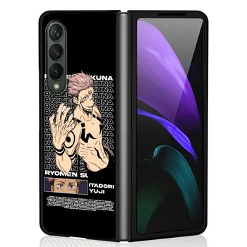 Аниме дзюдзюцу Кайсен Капа для Samsung Galaxy ZFold4 ZFold3 Z Fold3 Z Fold4 5G Z Fold 4 Z Fold черный чехол Funda Samsung Z Fold3 5G