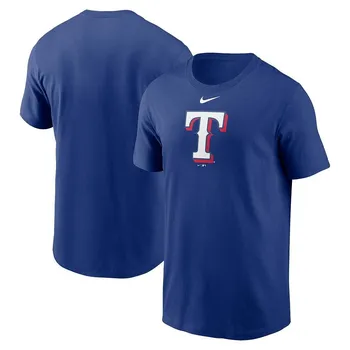 Мужская футболка с логотипом Nike Royal Texas Rangers Fuse, цвет Rgr Blue