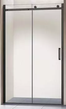 Душевая дверь Vincea Como 120 см черный, стекло прозрачное, VDS-1C120CLB