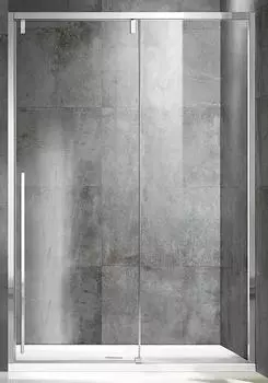 Душевая дверь Vincea Lugano VDS-1L130CL-1 130 см хром, стекло прозрачное, Easy Clean