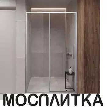 Душевая дверь Vincea Slim-U VDS-2SU110CL, 1100, хром, стекло прозрачное