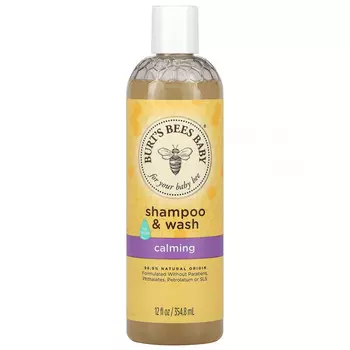 Burt's Bees, Детский шампунь и средство для душа, успокаивающий, 354,8 мл (12 жидк. Унций)