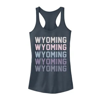 Майка с рисунком Racerback State Wyoming для юниоров