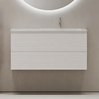 Тумба с раковиной Sancos Folk 100 R bianco