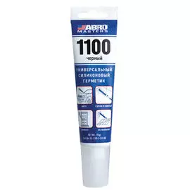 Герметик силиконовый 1100, белый,70 г, ABRO SS-1100-3-WHT-RE