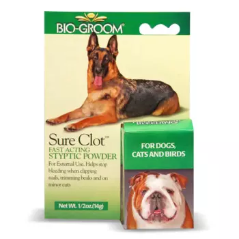 Bio-groom Sure Clot Пудра кровоостанавливающая для собак, кошек и птиц, 14,8 мл