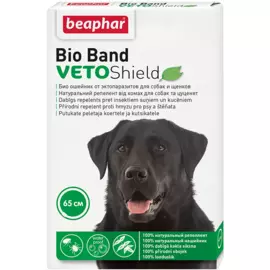 Beaphar Ошейник Bio Band для собак и щенков всех пород от блох, клещей и комаров, 65 см
